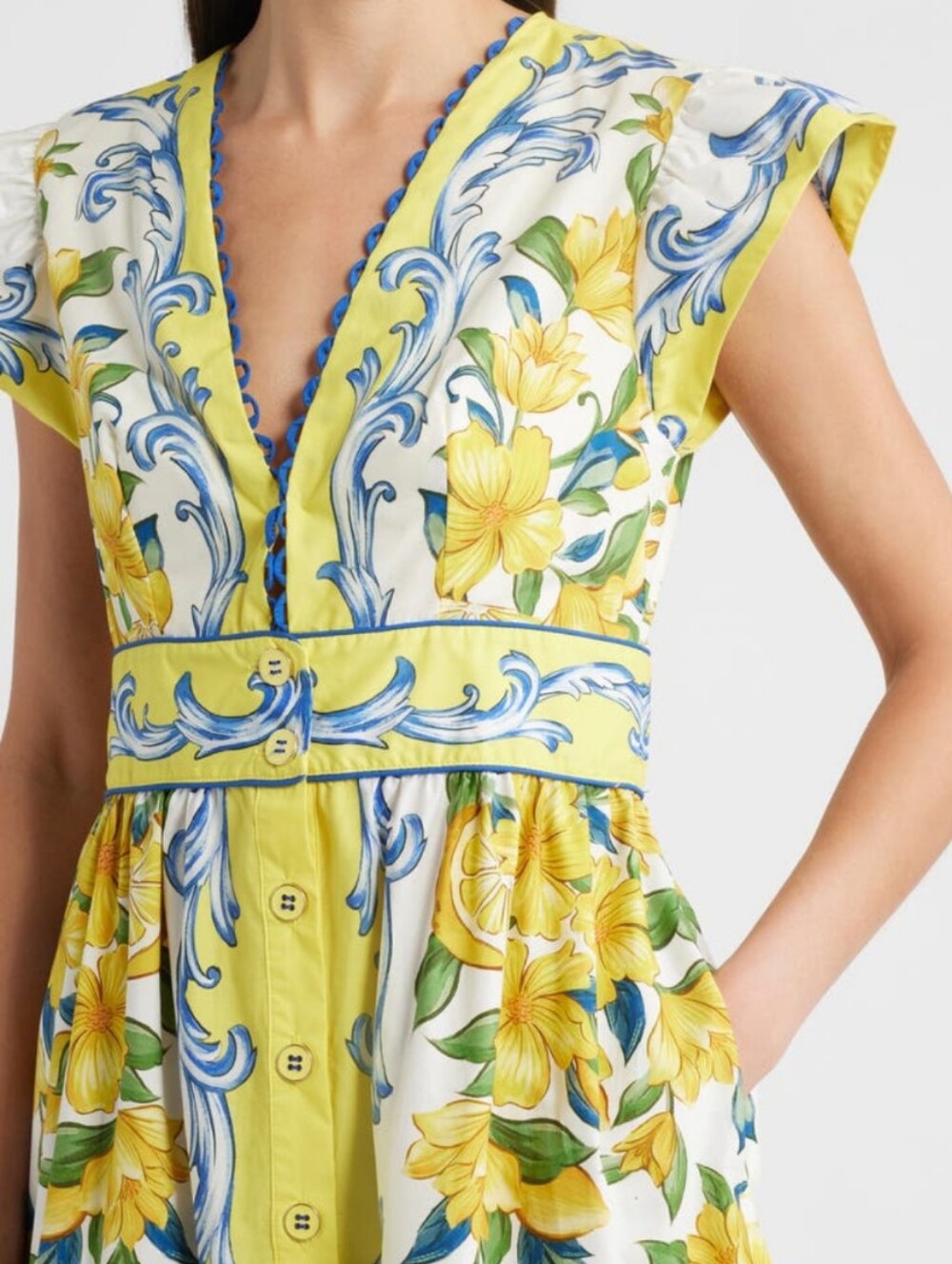 Farm Rio Sicily Scarf Maxi Dress - Picture 4 of 16